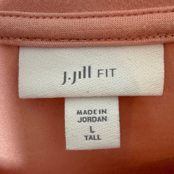 J. Jill Dusty Rose Tunic Top Stretch, Soft and Adjustable Waist - Picture 3 of 13